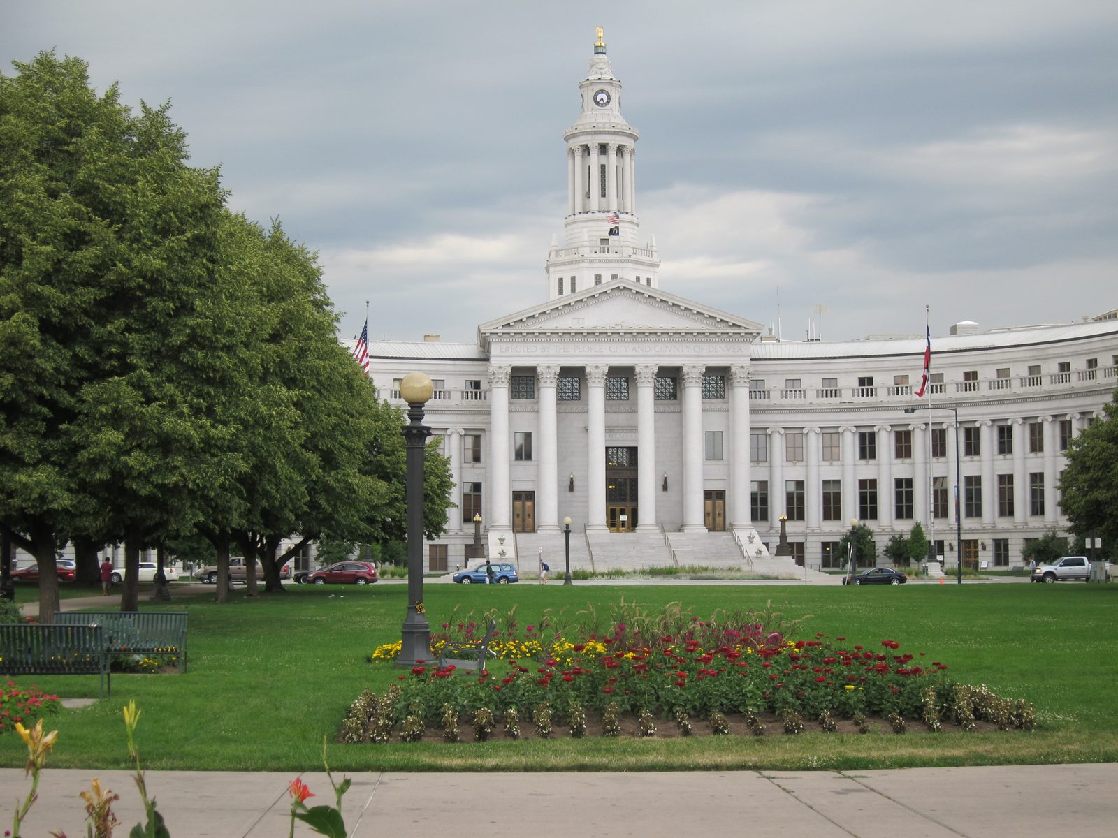 The City and County of Denver Building.  I spent many hours there installing a "hand-built"...